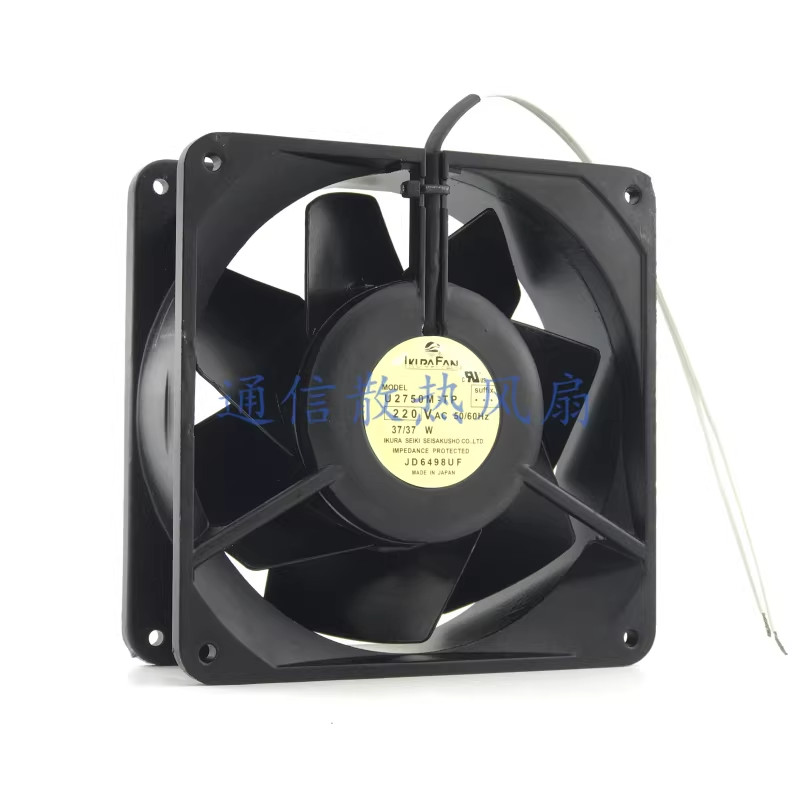 1PCS IKURAFAN U2750M-TP 220V 37W 14050 14CM Metal Fan with Iron Blades