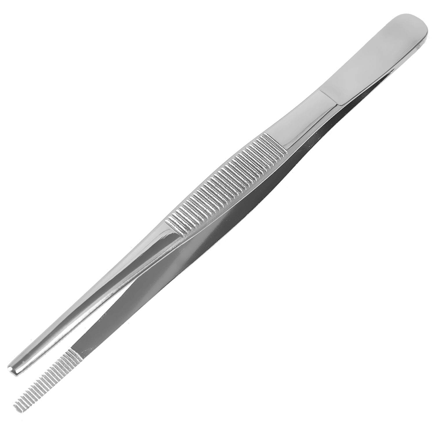 MABIS Stainless Steel Dressing Forceps, 5.5 Inch (Pack of 1), Silver