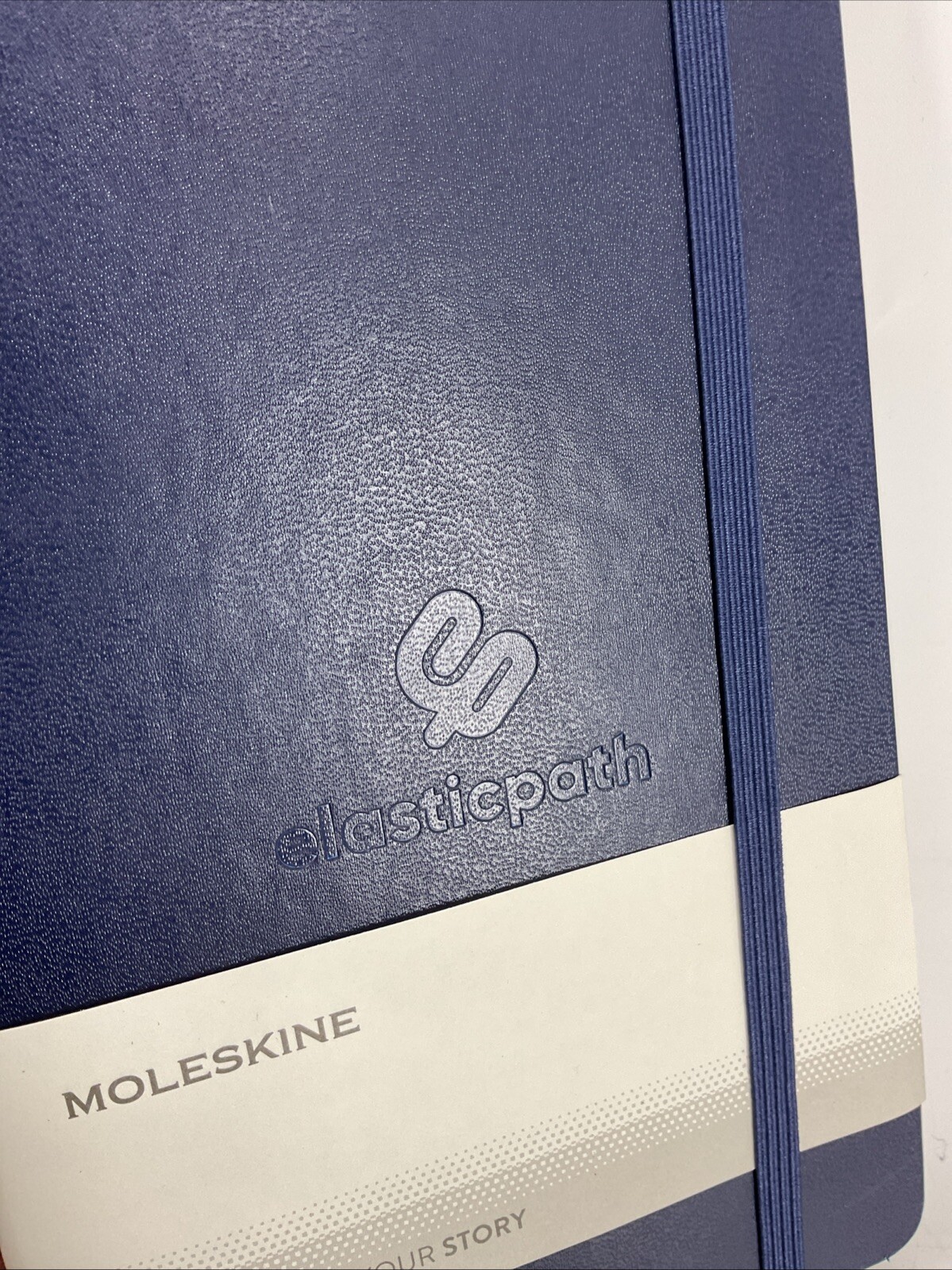 Elastic Path Moleskine Dotted Notebook Blue NEW CM348