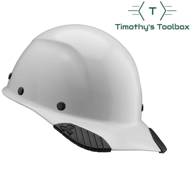 Lift Safety HDFC-17WG Dax Hard Hat Cap Style White w/ Ratchet Suspension
