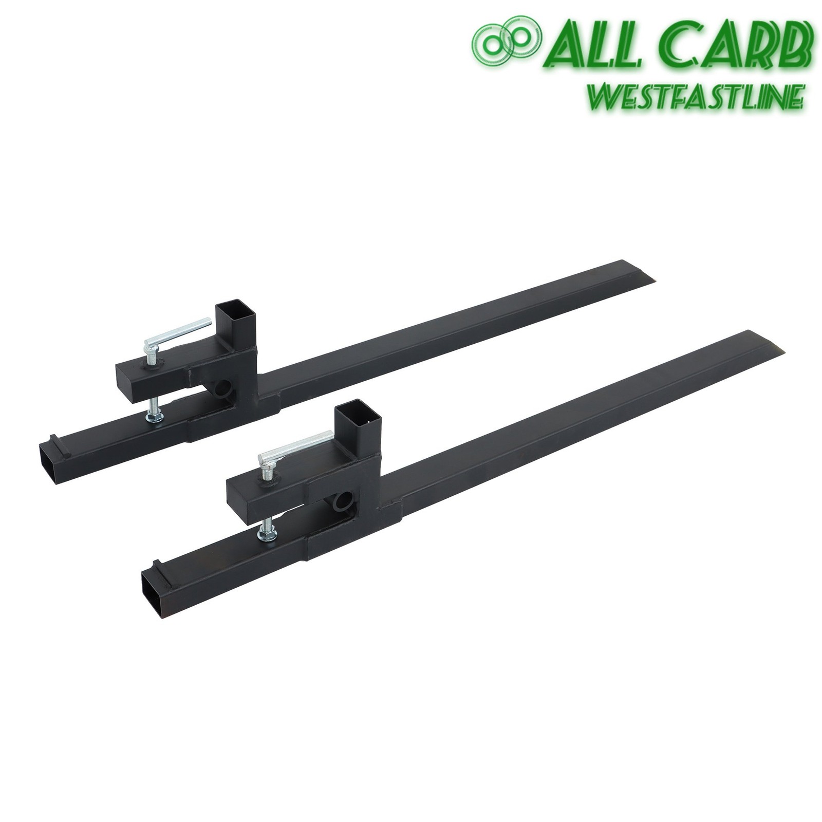 For Tractor Bucket Loader Tractor Skid Steer Clamp on Pallet Forks 60″ 2000 lbs
