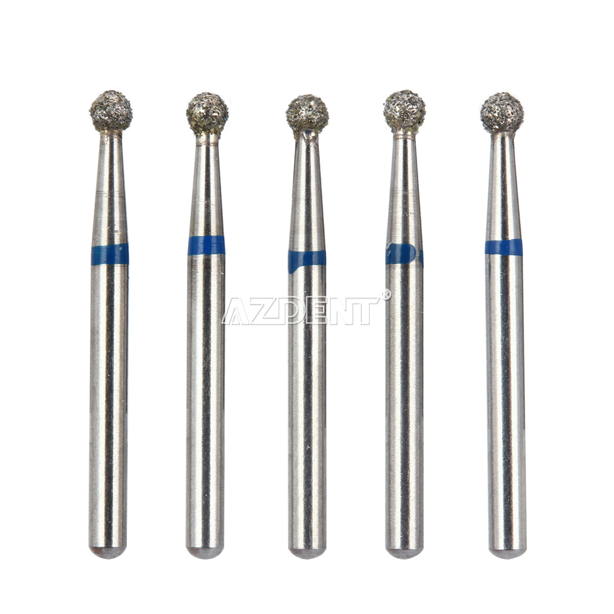 20X (100pcs) 100 Types AZDENT Dental Diamond Burs for High Speed Handpiece