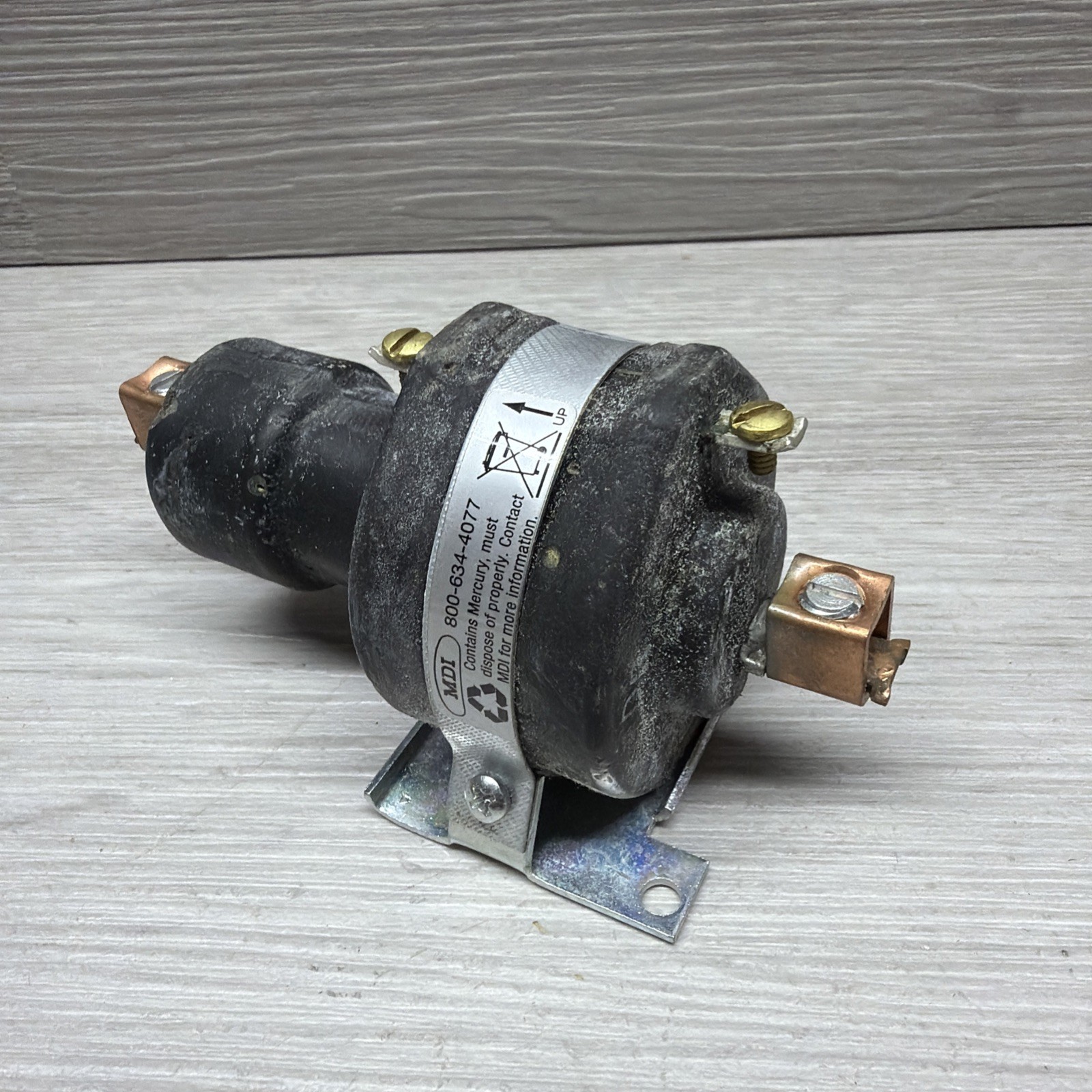 MDI 100NO-120A Mercury Contactor, 1-Pole 100A @ 240V 80A @ 480V, 120VAC Coil