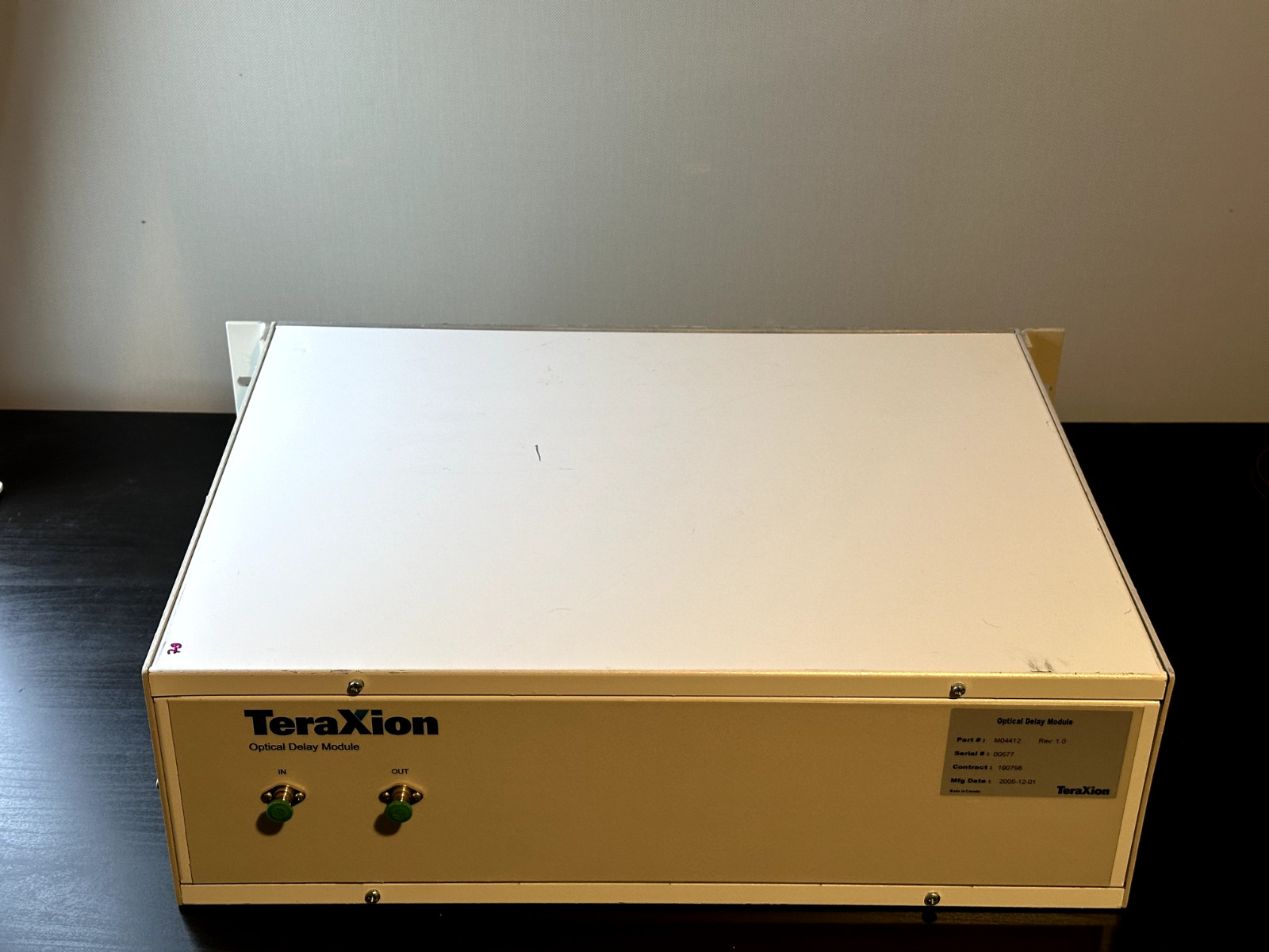 Optical Delay Module – TeraXion, 25 km SMF-28e® P Fiber FC connectors (Tested)