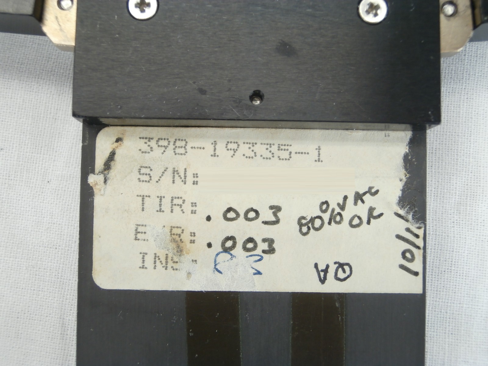 Brooks Automation 398-19335-1 Wafer Robot Paddle End Effector Fork Used Working