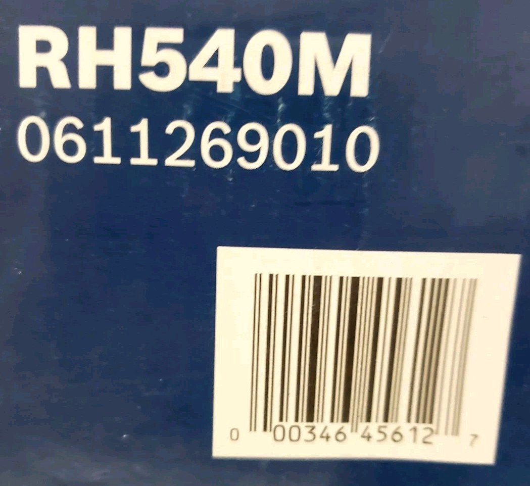 BOSCH RH540M SDS-Max 12A 1-9/16 Combination Concrete/Masonry Rotary Hammer Drill
