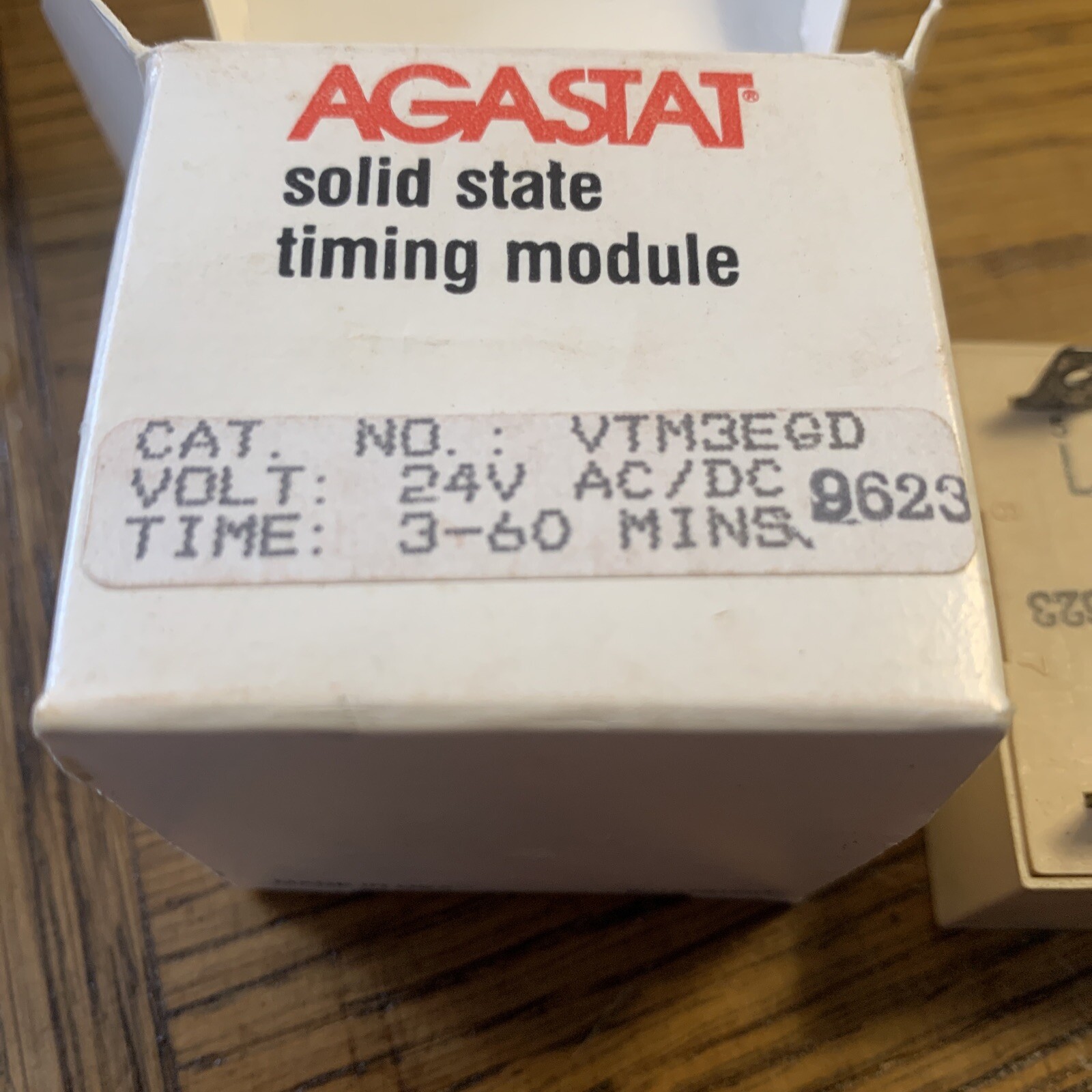 Agastat VTM3EQD Relay 24v ACDC3-60mins Panel Time Delay Relay FAST FREE SHIPPING