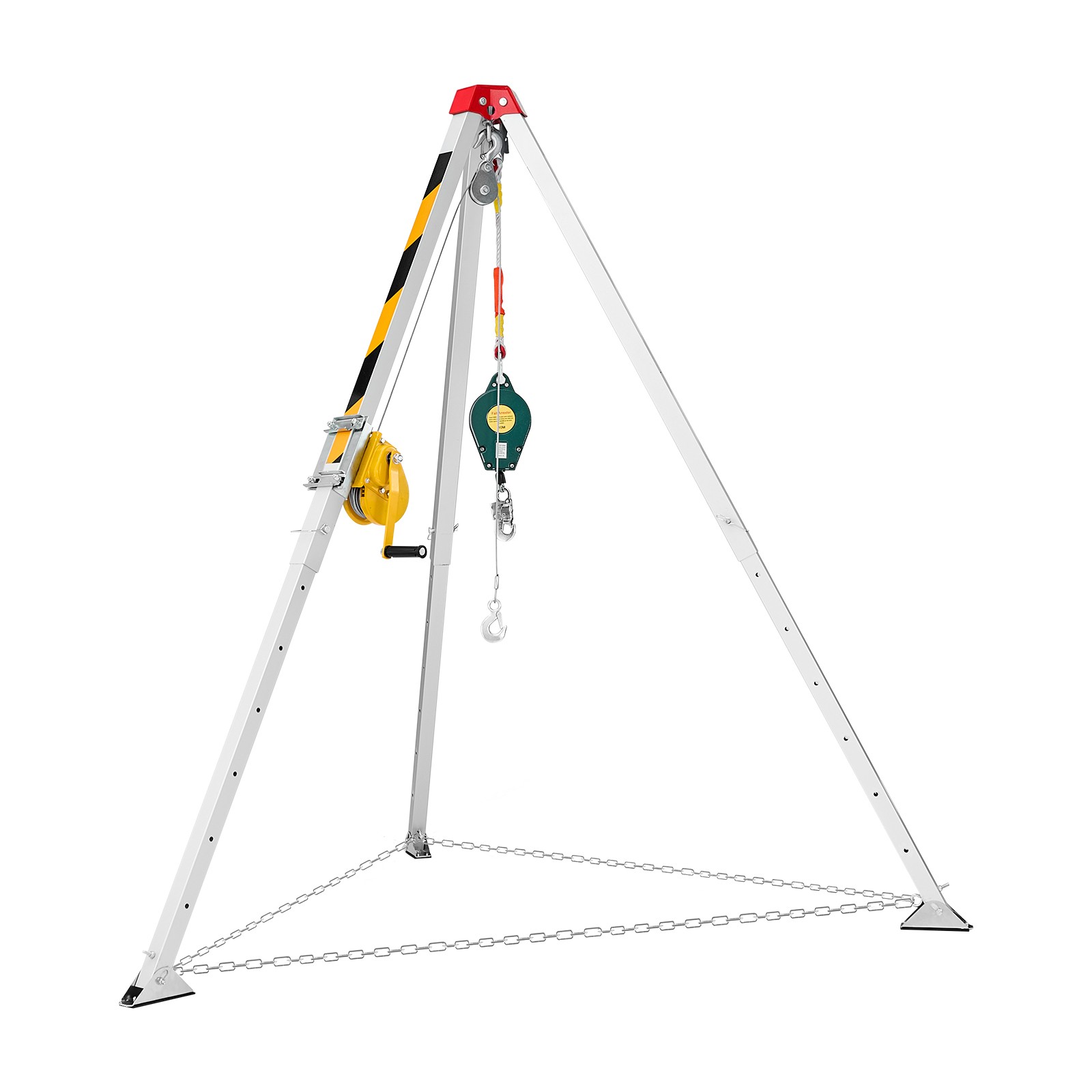 Uimoso Confined Space Tripod Kit with 1200 lbs Winch and 98.5 ft Cable