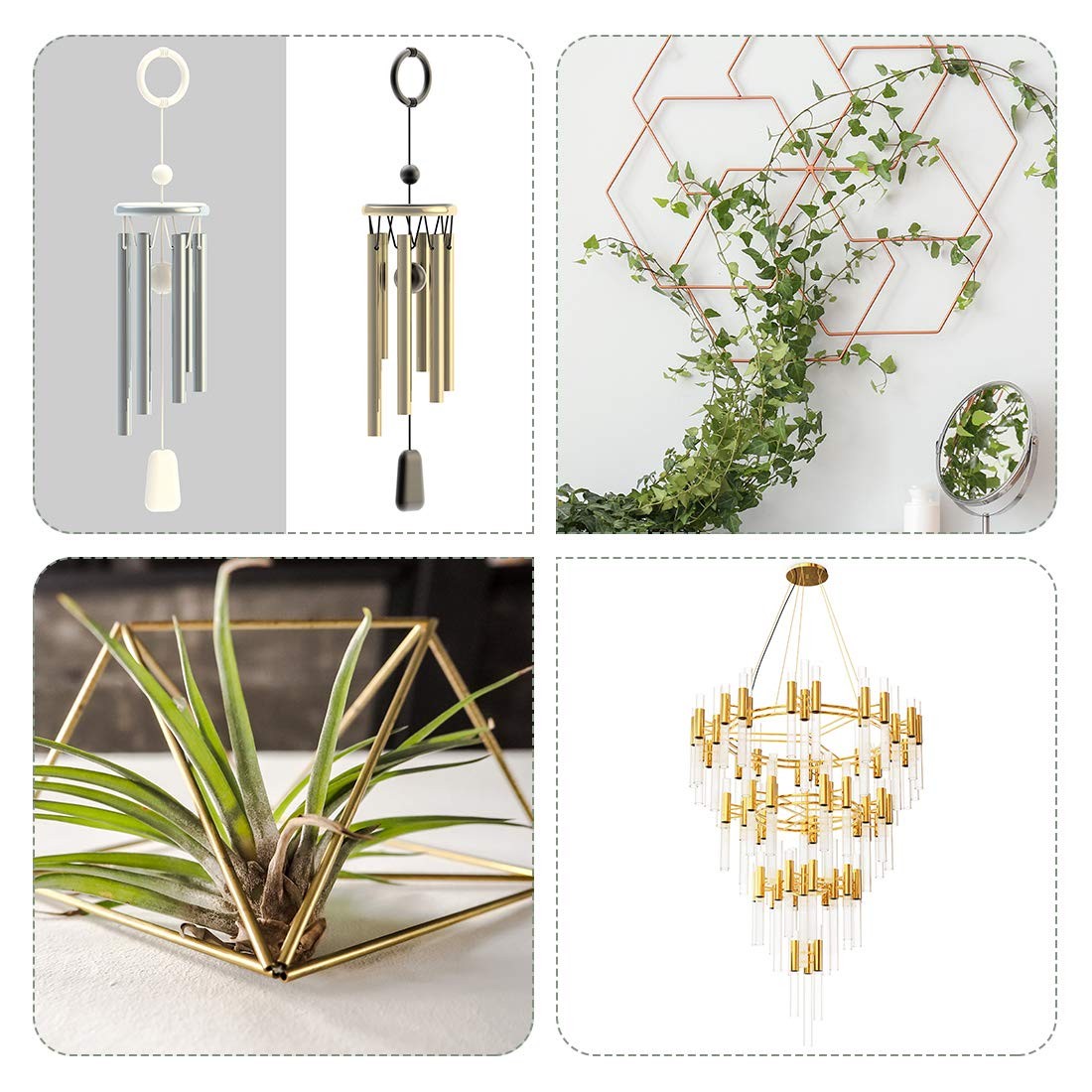 uxcell Brass Tube, 1.5mm 2.5mm 3.5mm 4.5mm 5.5mm 6.5mm 7.5mm 8.5mm