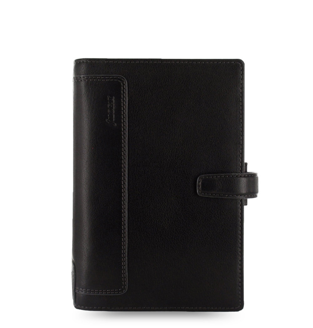 Filofax Personal Size Holborn Organiser Planner Diary Leather Black -025116 Gift