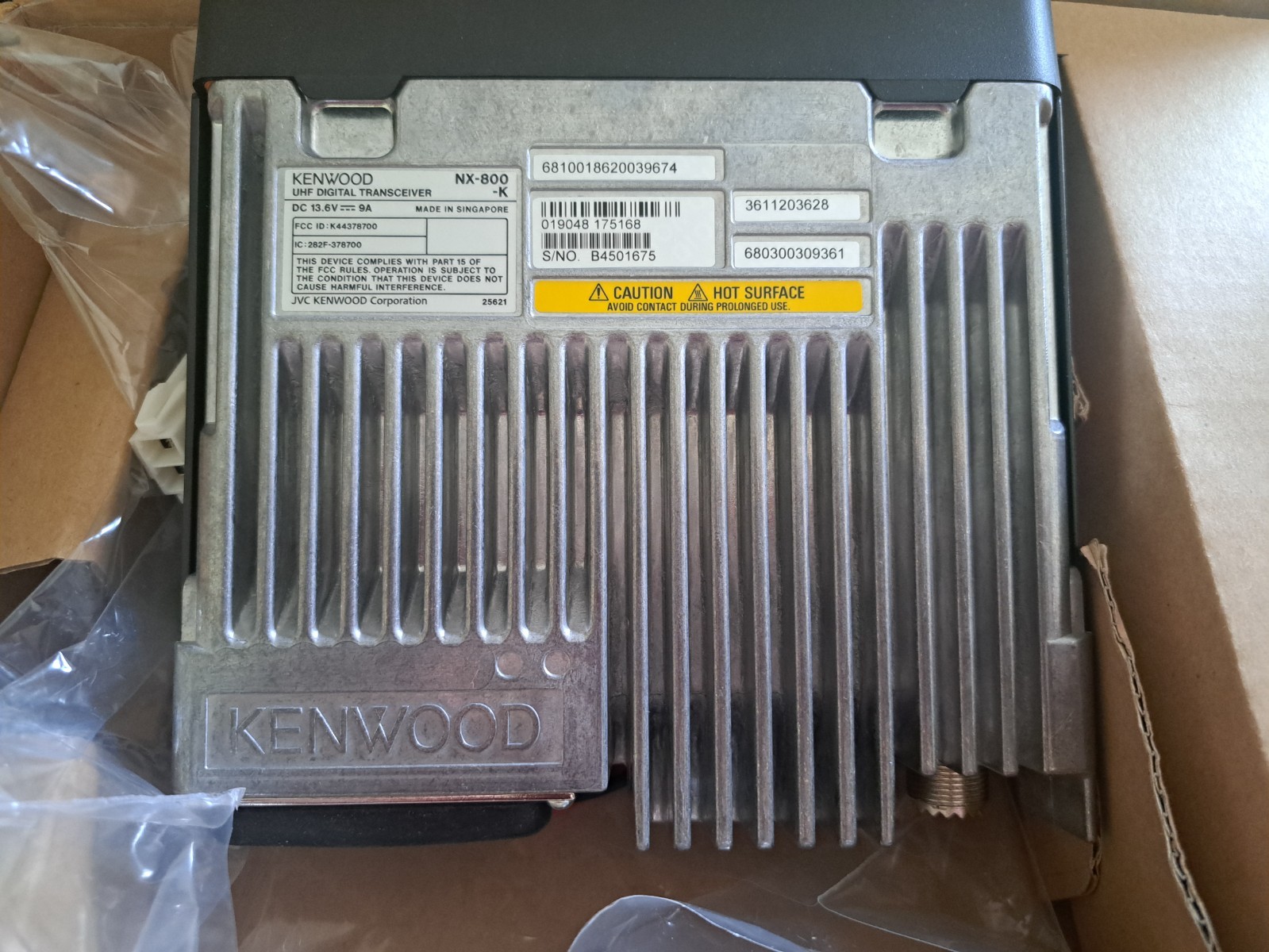 Kenwood NX-800 UHF Professional Mobile Radio Transceiver-See Details & Pictures