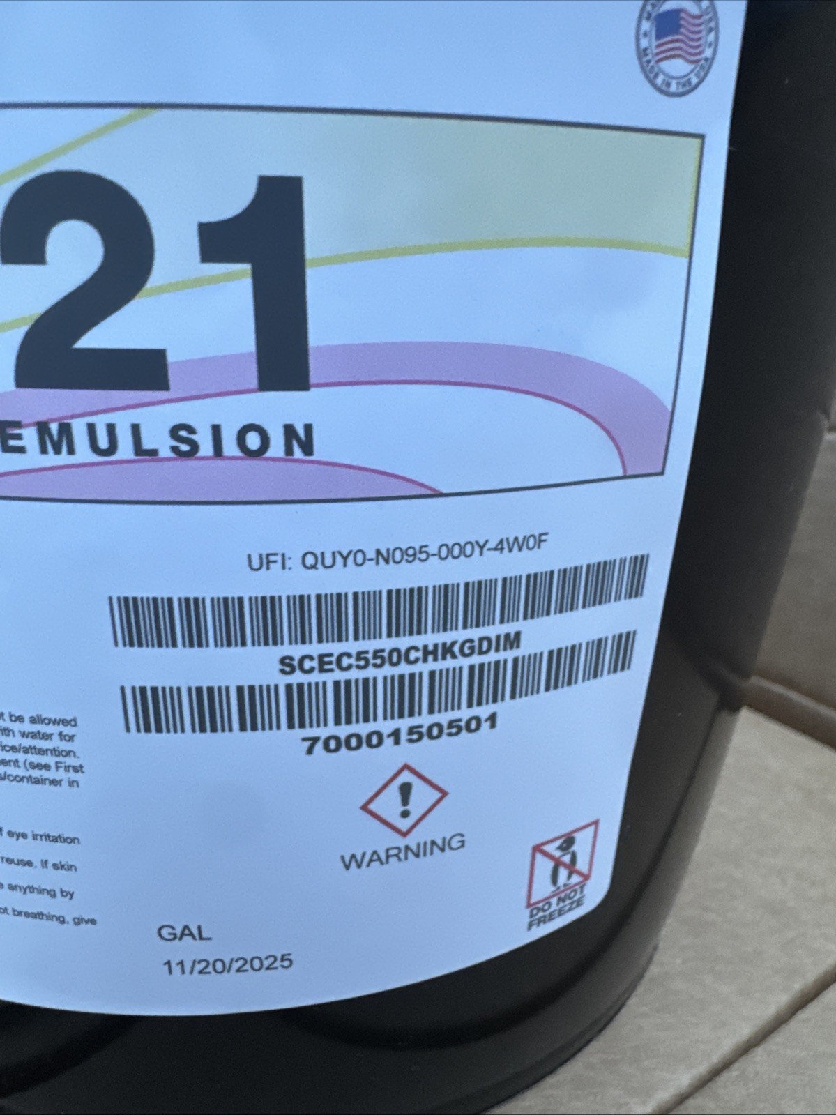 Chromaline DC 521 Dual Cure Photo Emulsion – 1 Gallon + Sensitizer