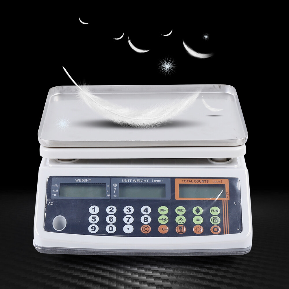 Precise Digital Parts Coin Counting Scale 30kg (66LB) Inventory Counter Checker