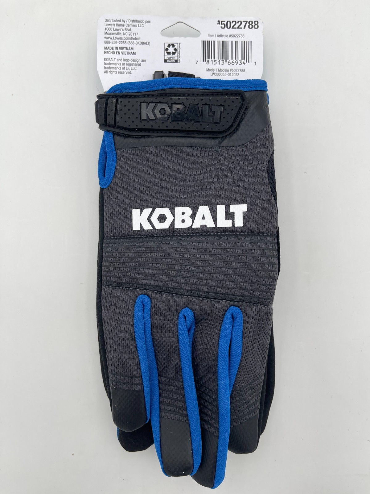 Kobalt Black Synthetic Leather Mechanical Repair Gloves 3 Pairs (Touch Screen)