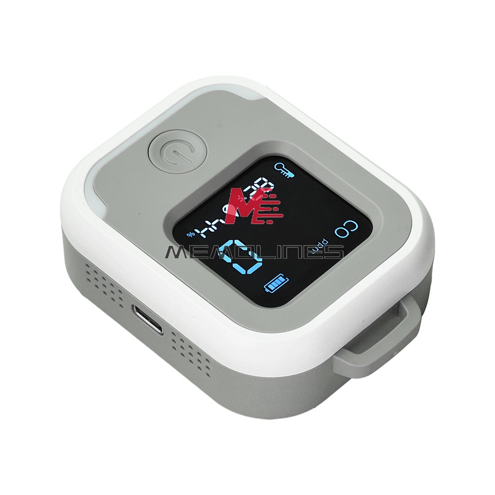 Air Quality Monitor 3-in-1 Carbon Monoxide Detector Temperature Humidity Alarm