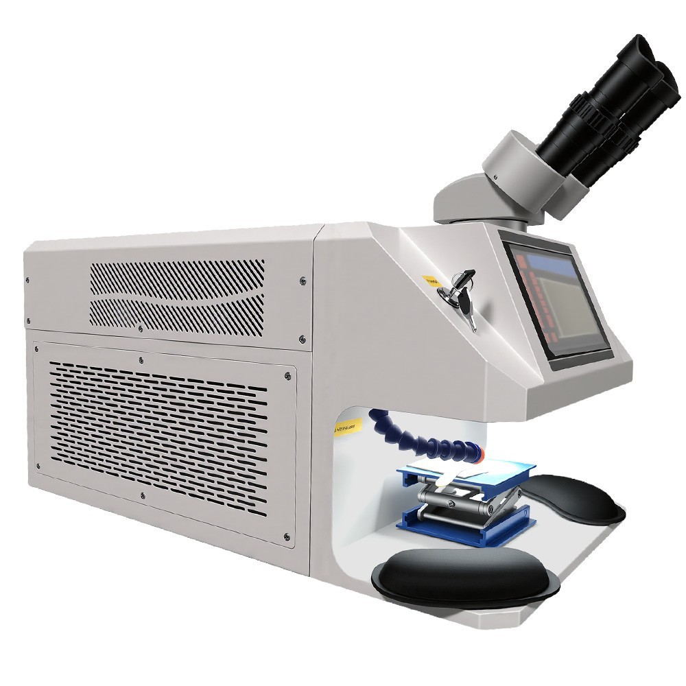 160J 200W Laser Spot Welding Solder Machine For Weld Jewelry Gold Sliver US ship