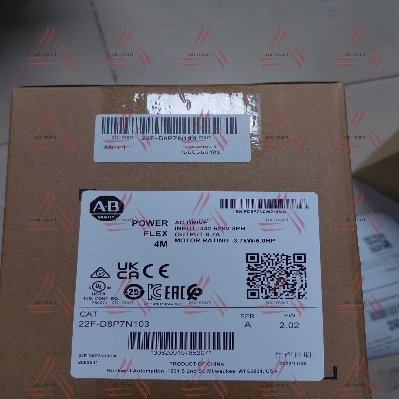 1PC Fast shipping NEW Allen-Bradley 22F-D8P7N103 Real US stock
