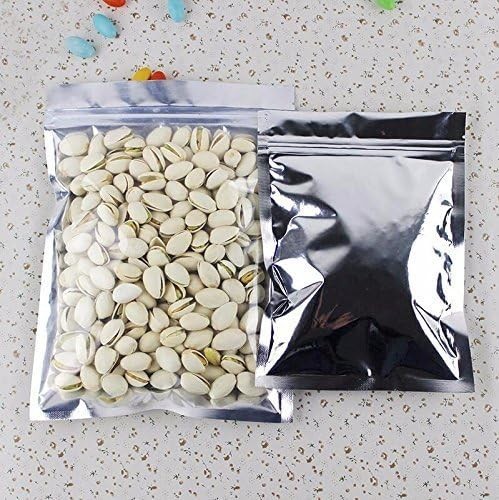 100 Pieces 7.9×11.8 inch (Inside Size 7.1×10.2 inch) Clear Front Resealable Heat