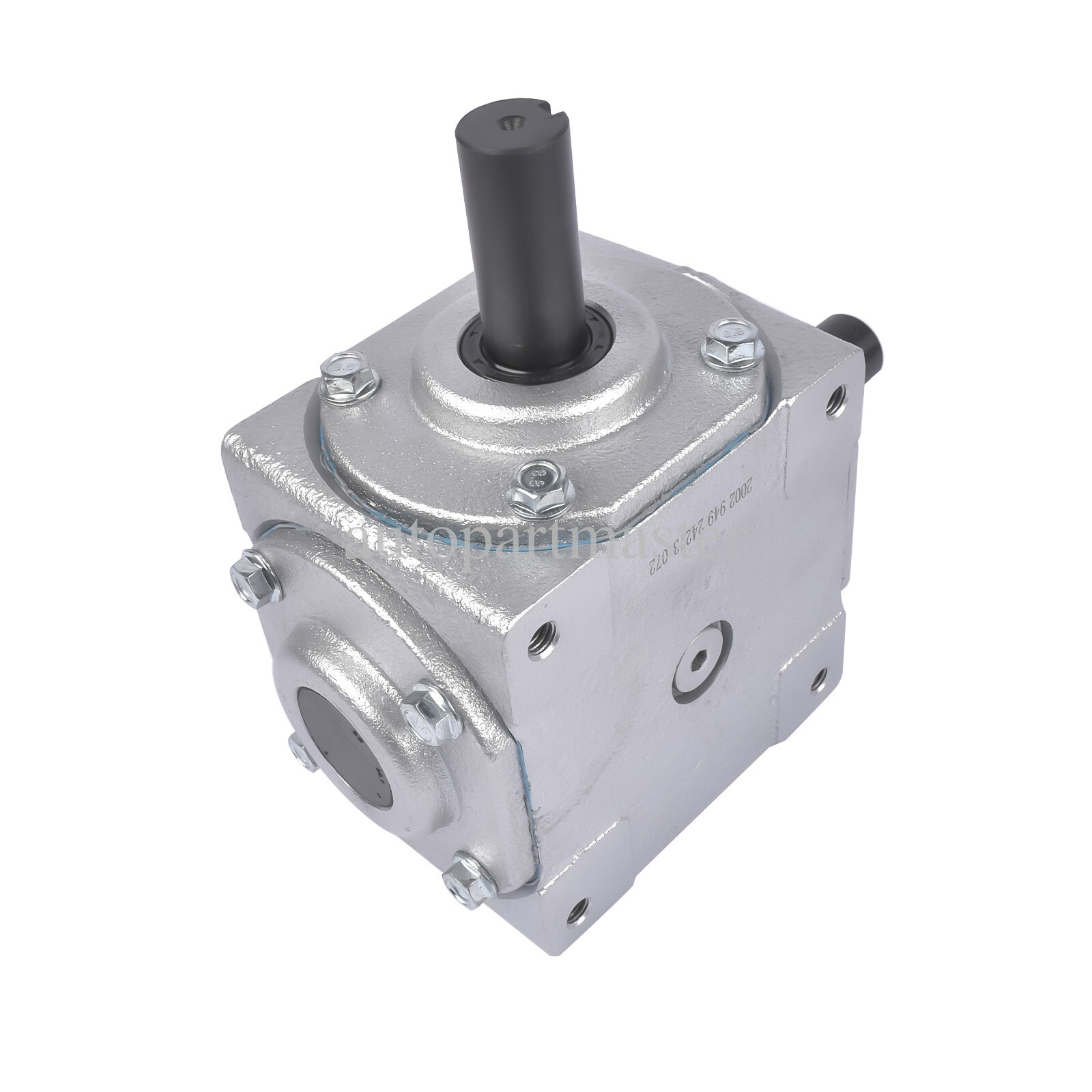 40 HP 1,800 Max RPM Right Angle Bevel Gearbox with 2 Keyed Shafts CW/CW 1:1