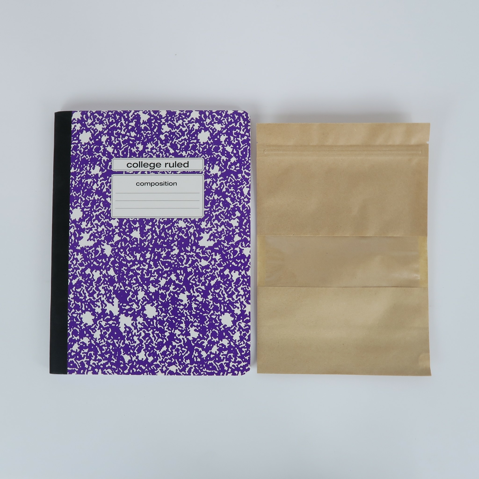 Brown Kraft/Silver/Kraft Stand Up Zip Seal Bags w/Clear Window Variety QTY Sizes