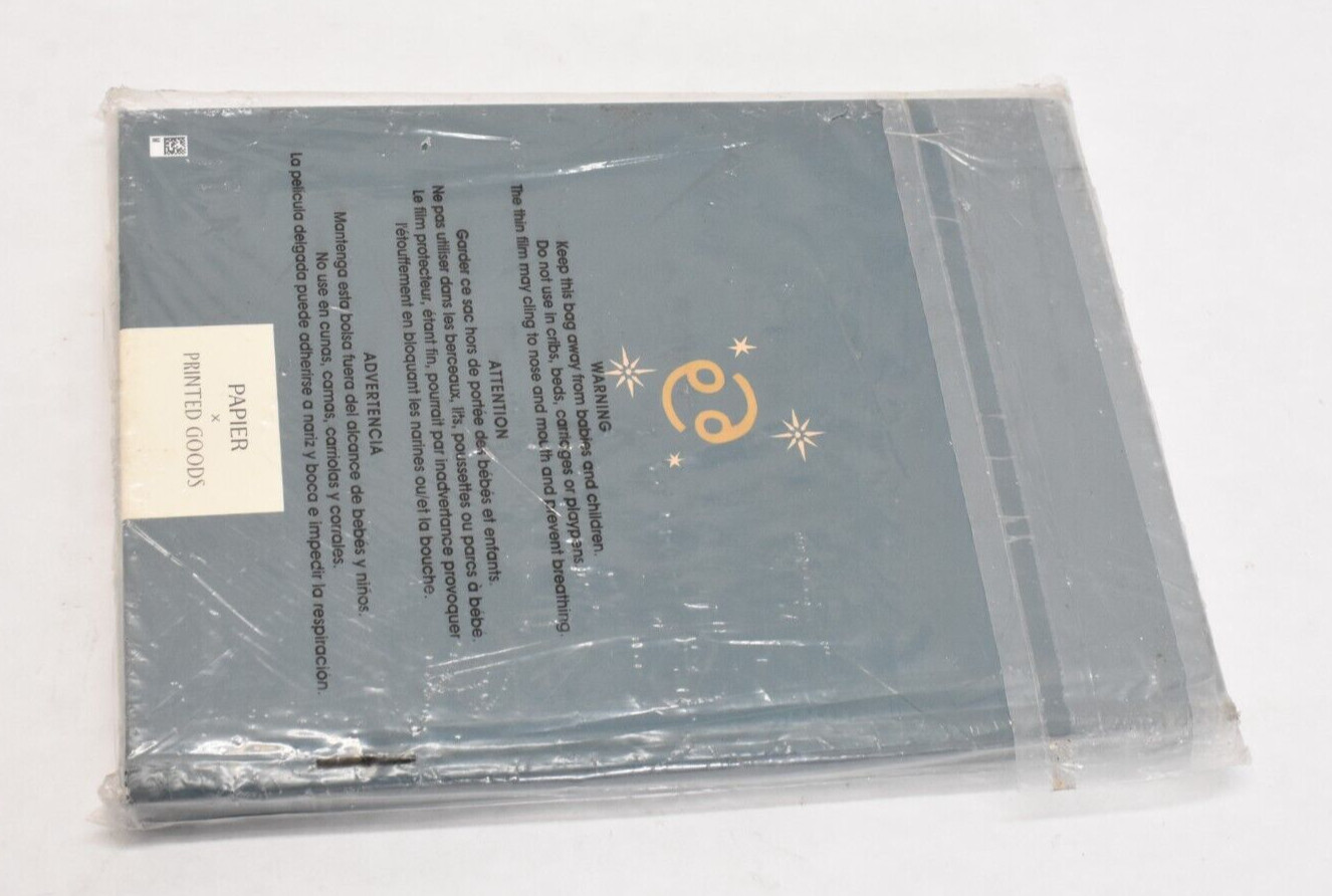 Papier Printed Goods Cancer Zodiac Sign Journal Hardcover Lines Notebook Blue