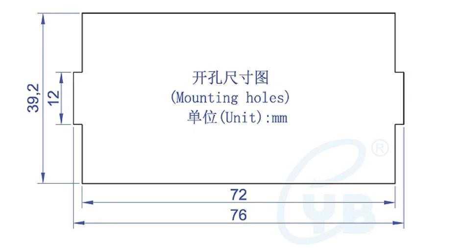 1Pcs YB5135B 3 1/2 LED Digital DC Voltmeter Panel Meter DC 0-1000V