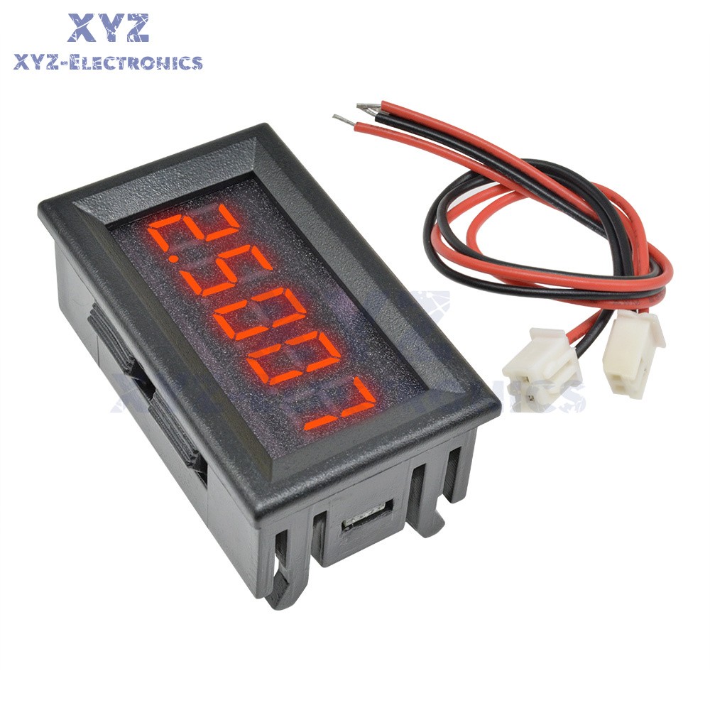DC 0-4.3000-33.000V 5 Digit LED Digital Voltage Panel Meter Voltmeter Red Blue