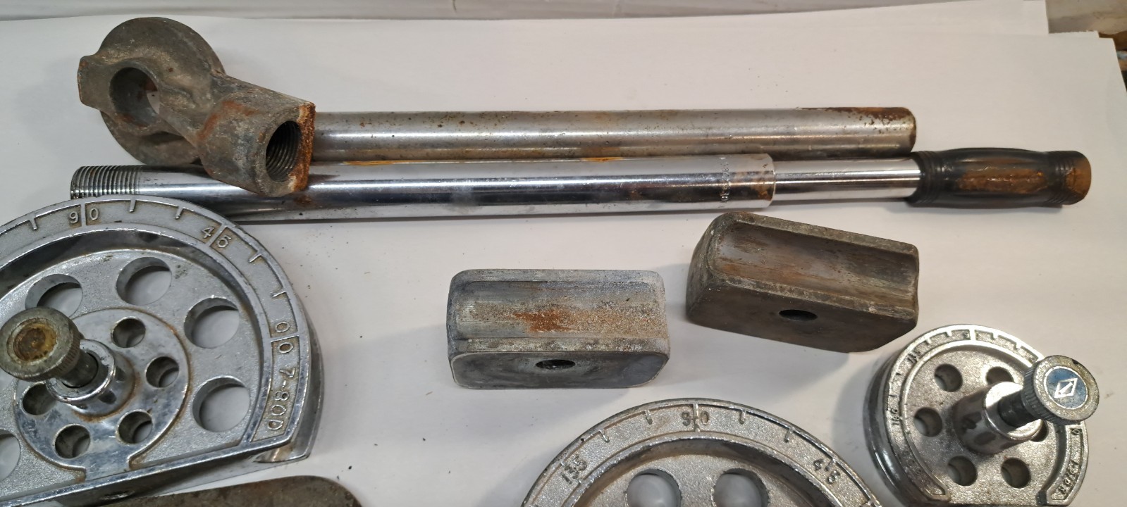 Imperial Manual Pipe Bender OD Tube Bending Tool for Copper Steel TOOL LOT