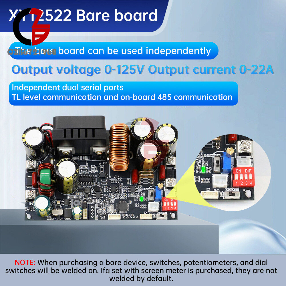 XY12522 CNC DC Adjustable Buck Power Supply Module Constant Voltage Current 22A