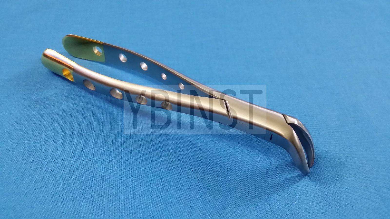 GOLD HANDLE AUTOCLAVABLE COW HORN LOWER MOLAR DENTAL EXTRACTING FORCEPS #23