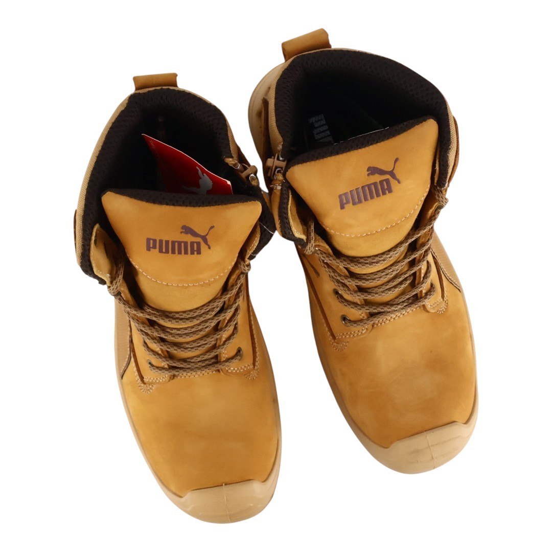 PUMA Men’s Conquest Waterproof Composite Toe EH Zip Industrial Shoes Size 11