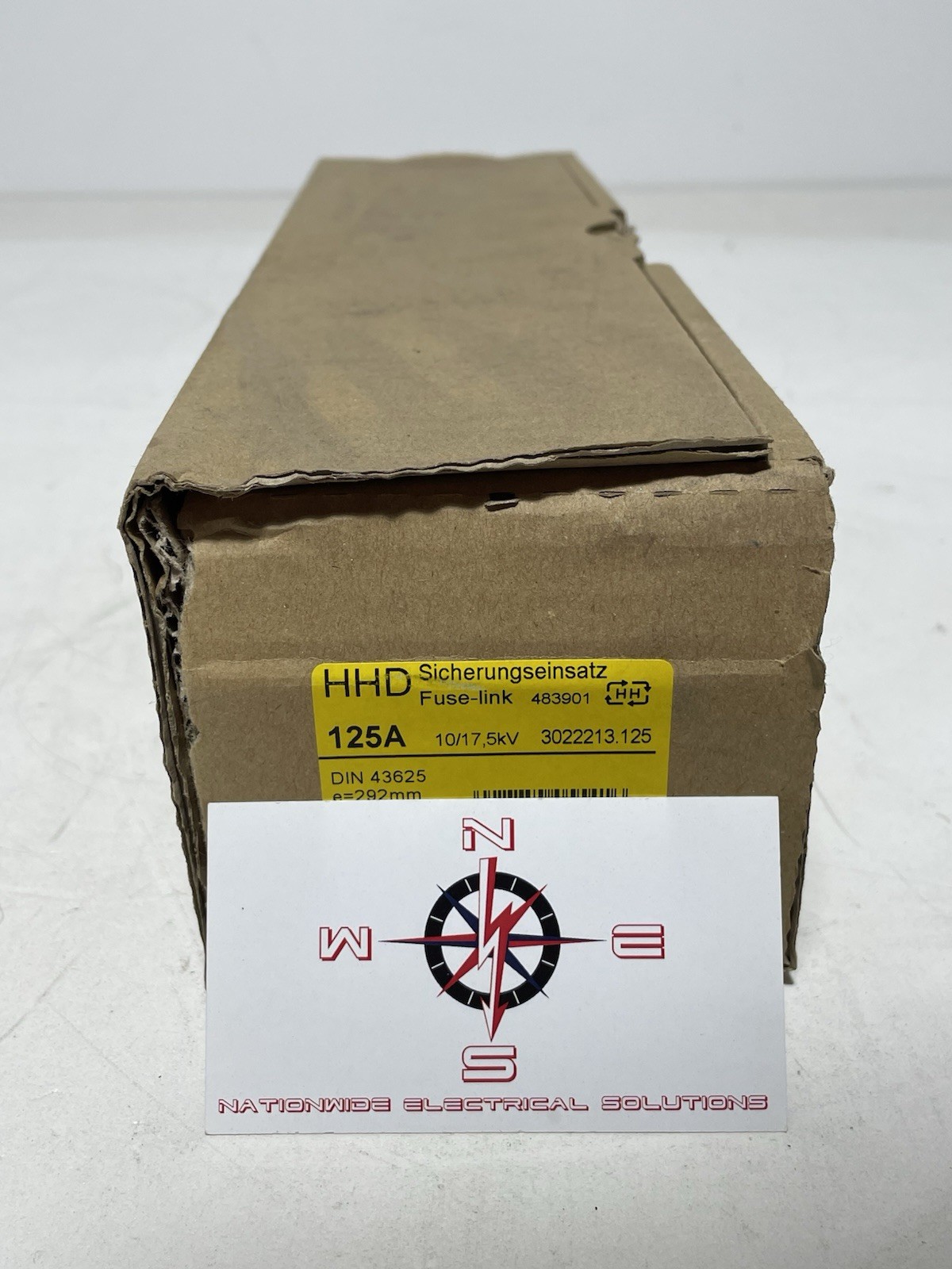SIBA HHD Sicherungseinsatz Fuse Block 125A, 5kV, DIN 43625