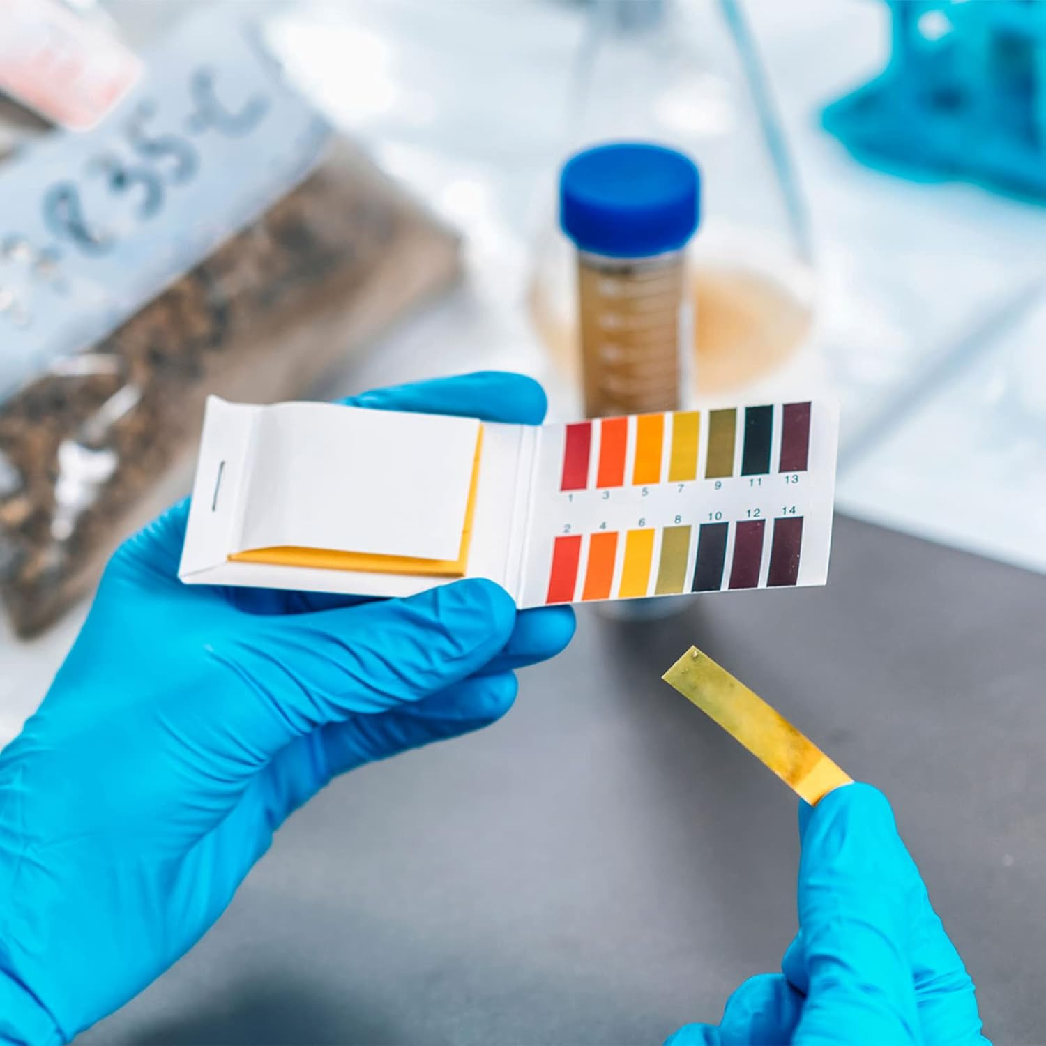 2 Pack pH Test Strips 160 Strips Universal 1-14 Litmus Paper Water Soil