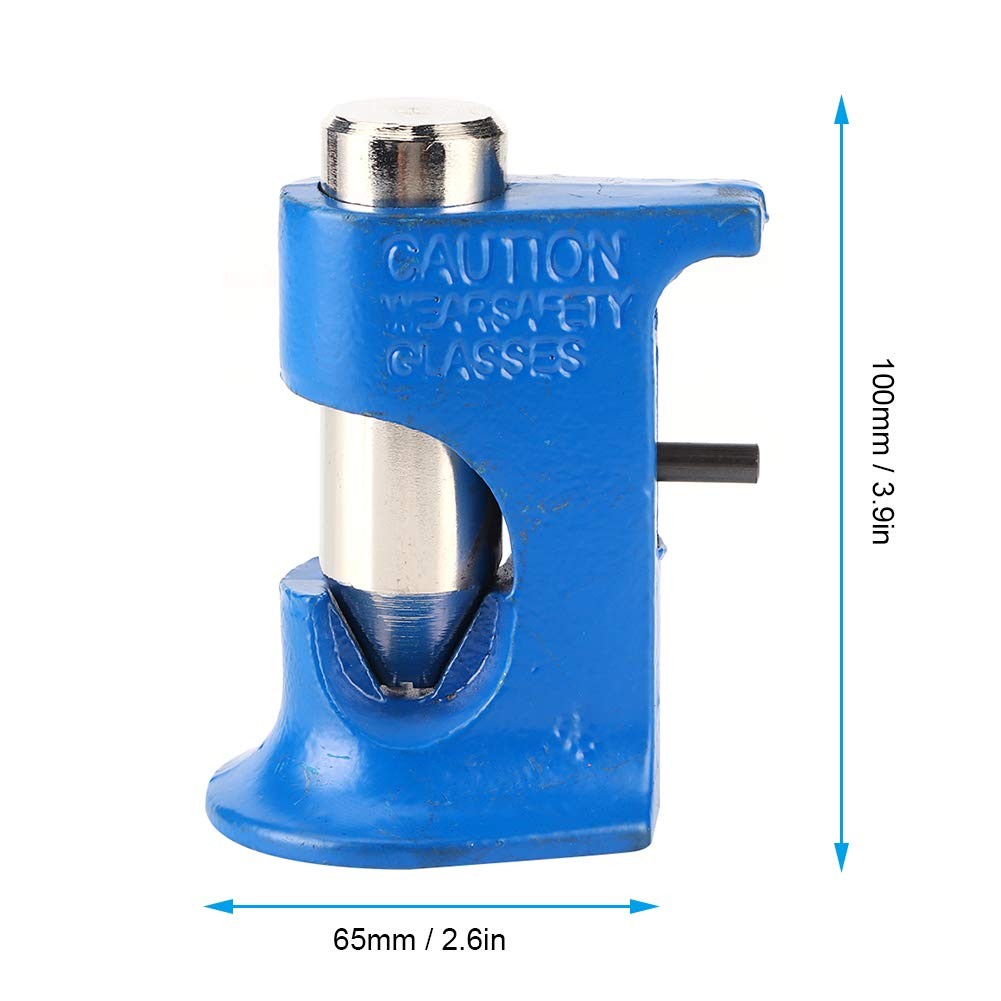 Duty Crimping Tool, Hammer Lug Crimper Tool V2 65 x 100mm / 2.6 x 3.9in, Blue