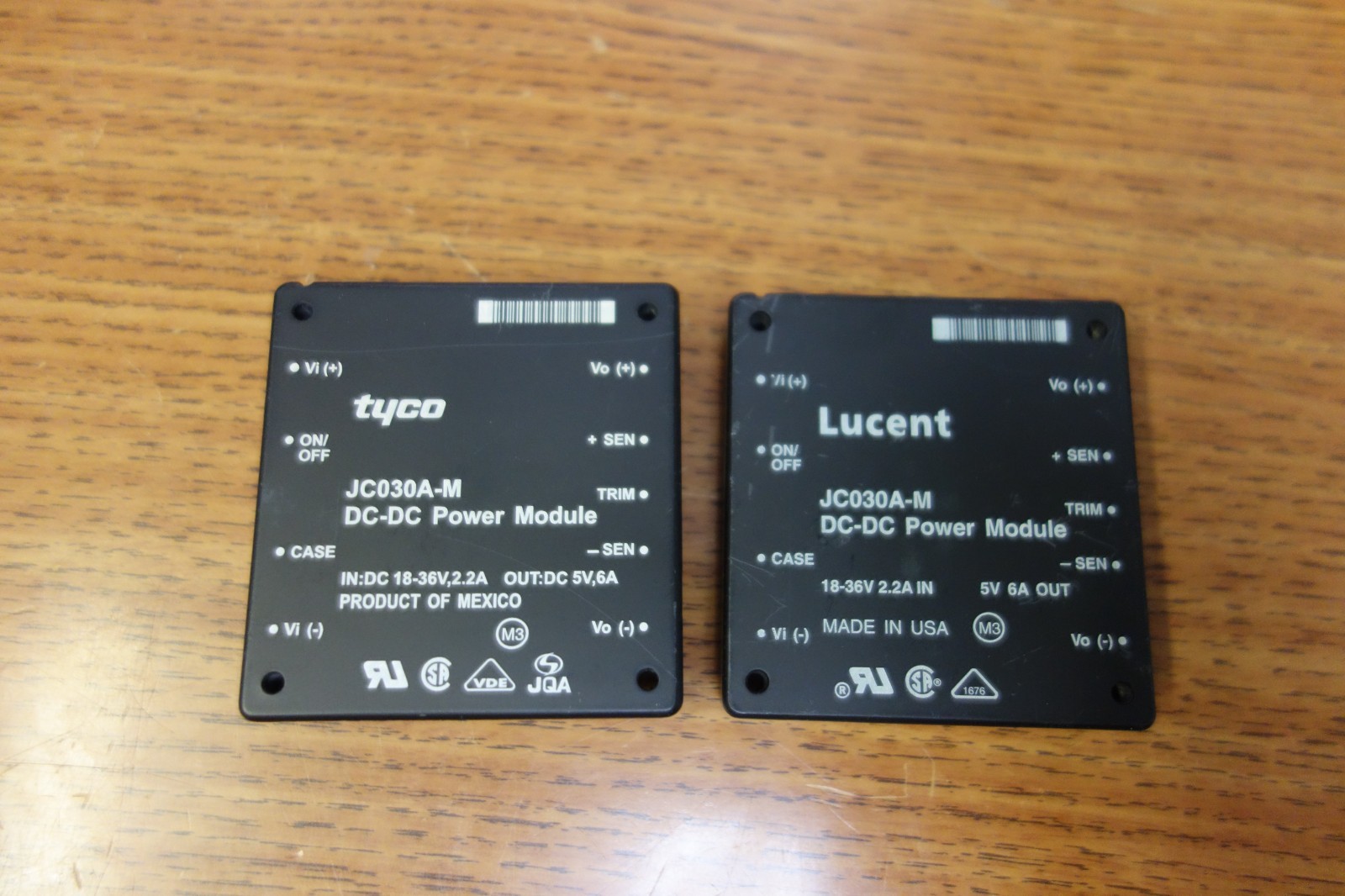 Lot 9 Lucent/Tyco DC-DC Power Module JC030A-M JC030AM 18-36V 2.2A 5V 6A