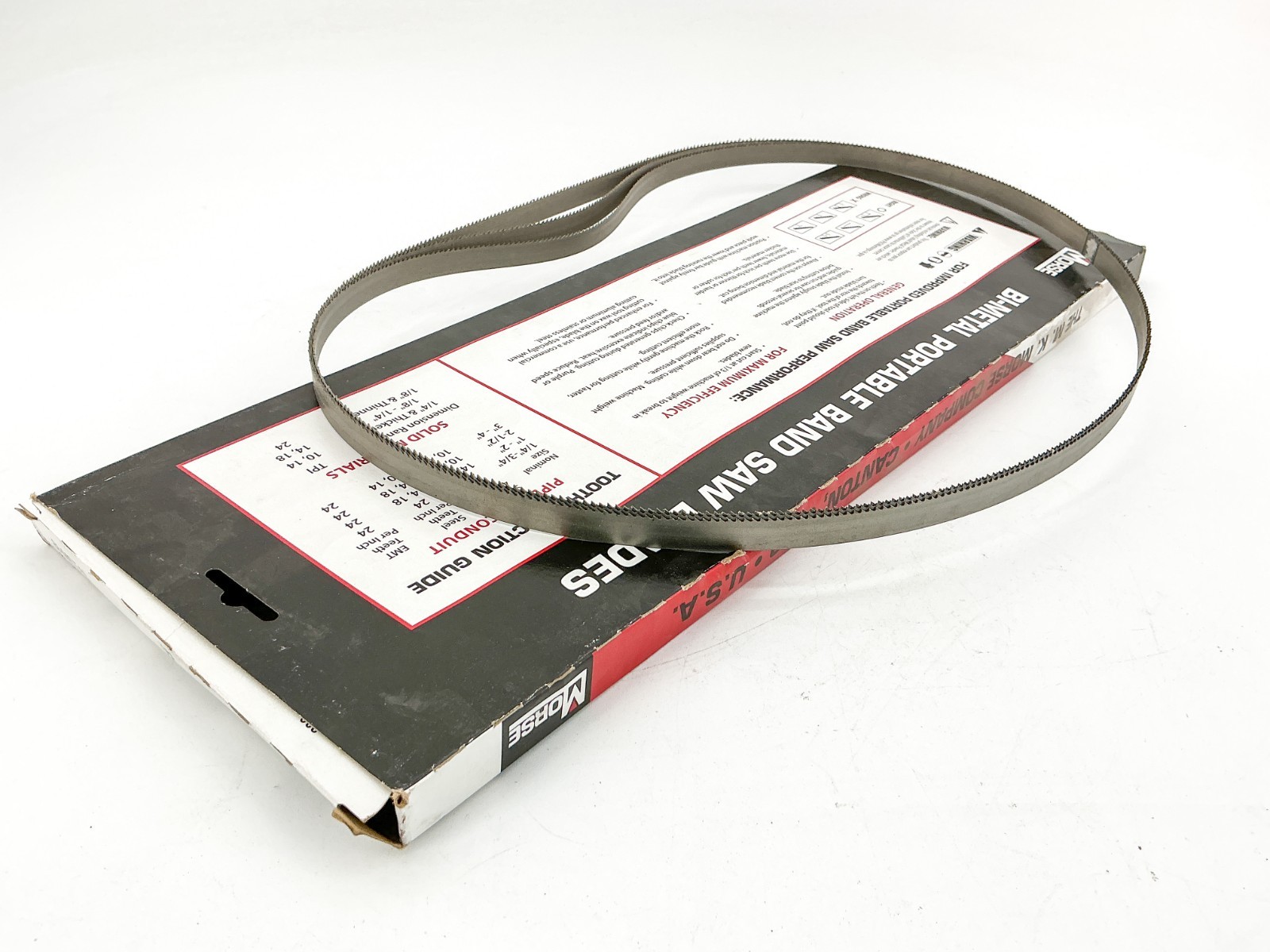 New Morse 4TY49 Bi-Metal Portable Band Saw Blades 44 7/8″X1/2″X.020″ ZWEP4410RGR