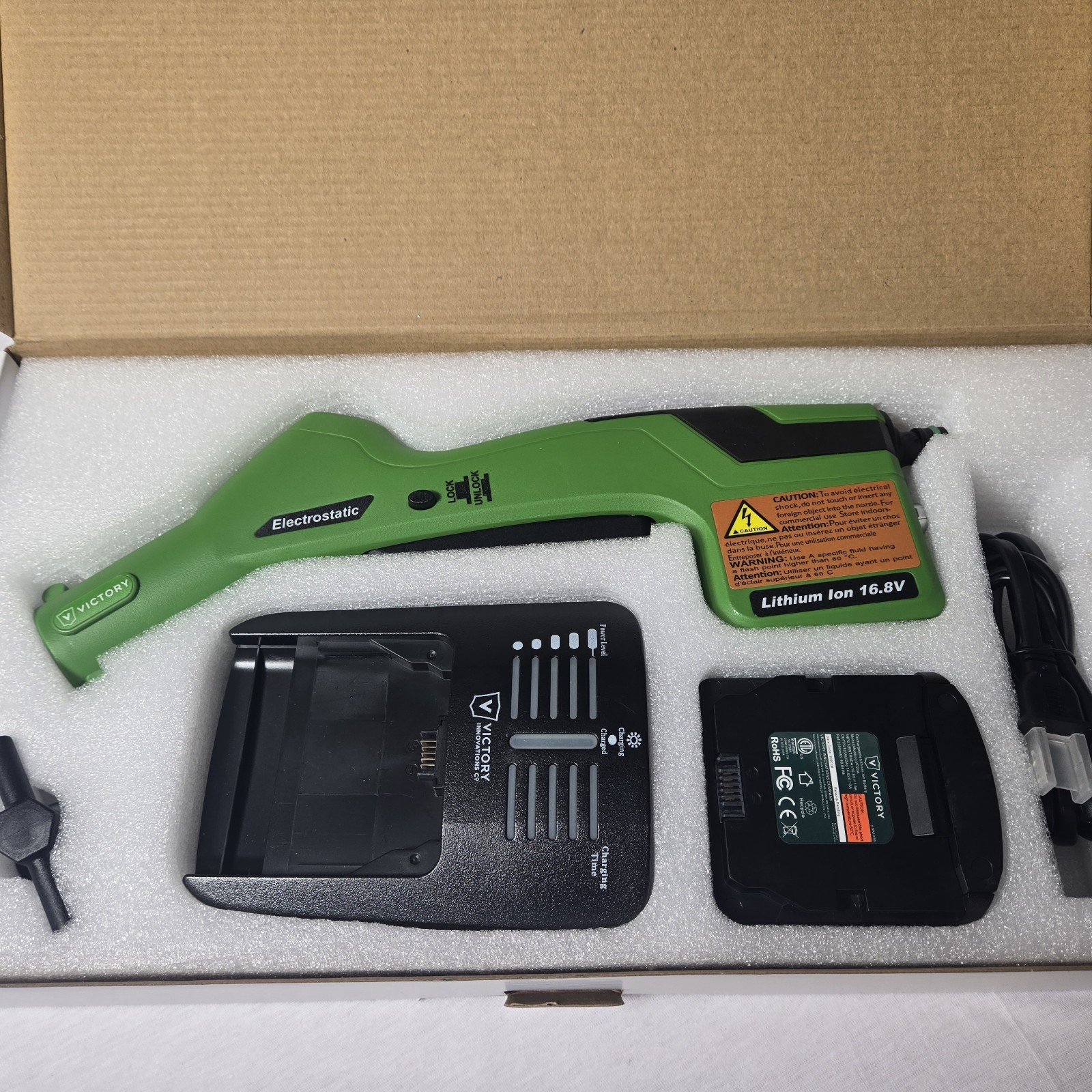 Victory Innovations VP300ES Electrostatic Sanitize, Pesticides Backpack Sprayer