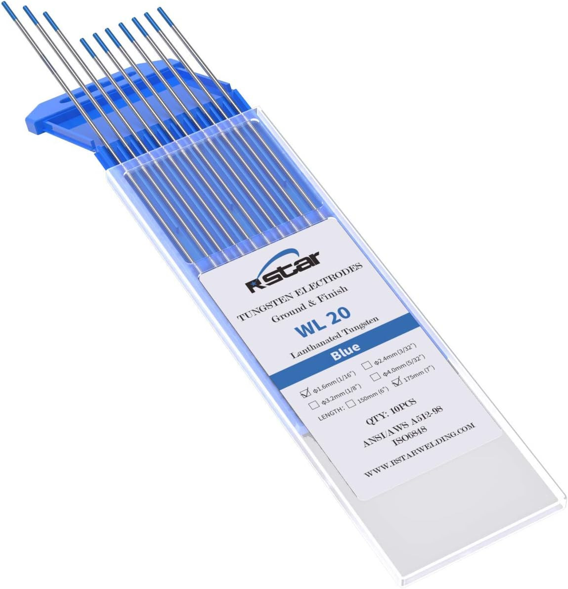 TIG Welding Tungsten Electrodes WL20 2% Lanthanated Tungsten Electrodes Rods for