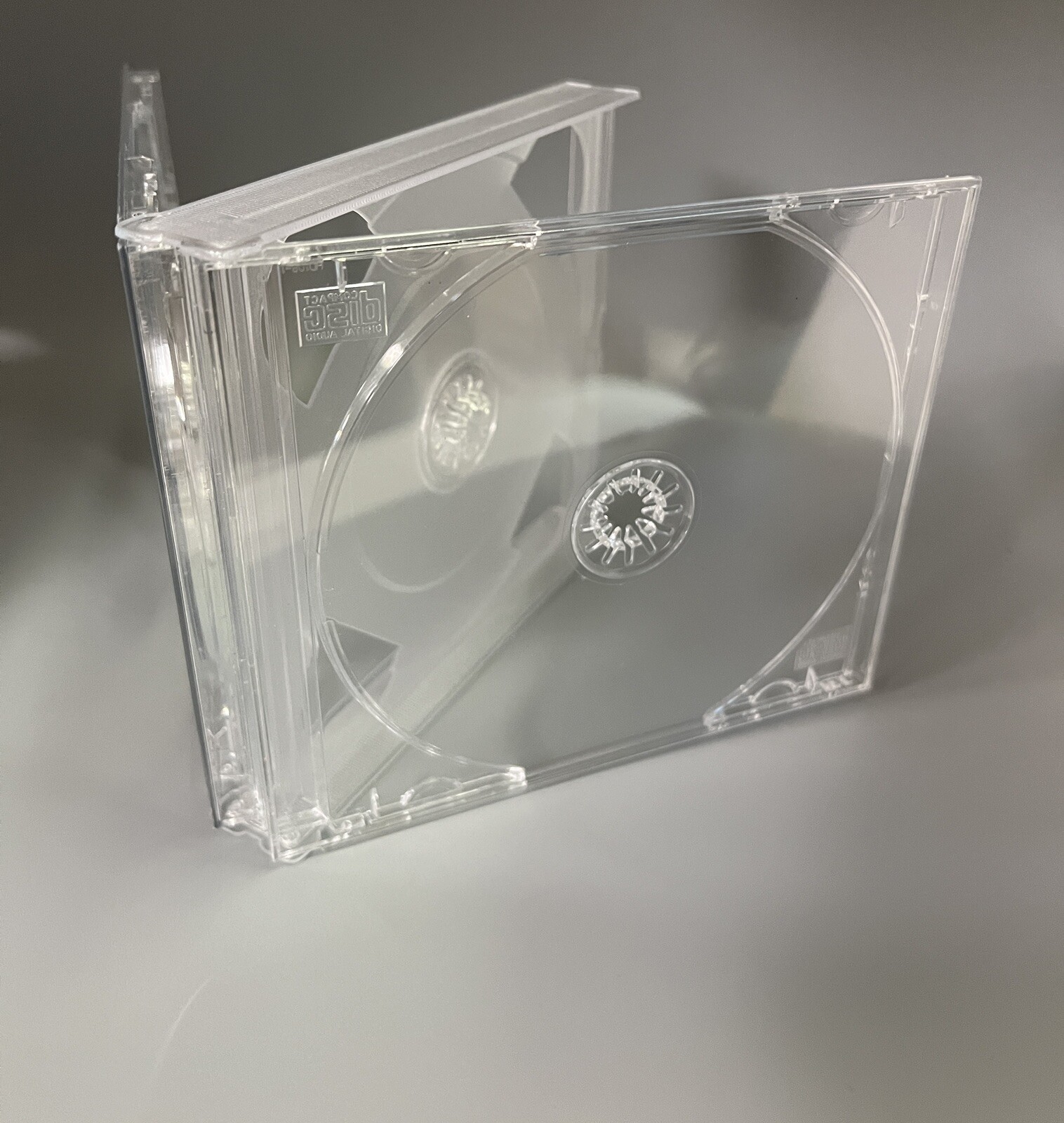 1 24MM MULTI-4 QUAD CD DVD CASES WITH CLEAR TRAY GF4 FREE SHIPPING