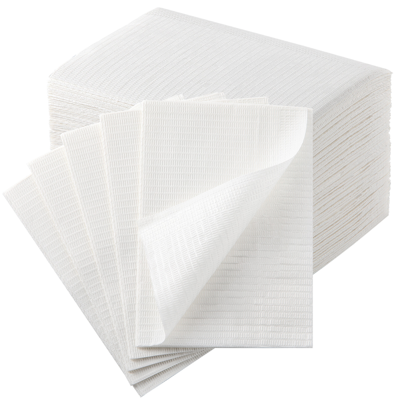 JMU Black Disposable Dental Bibs 13″x18″ 3-Ply Waterproof Tattoo Towel 50-500pcs