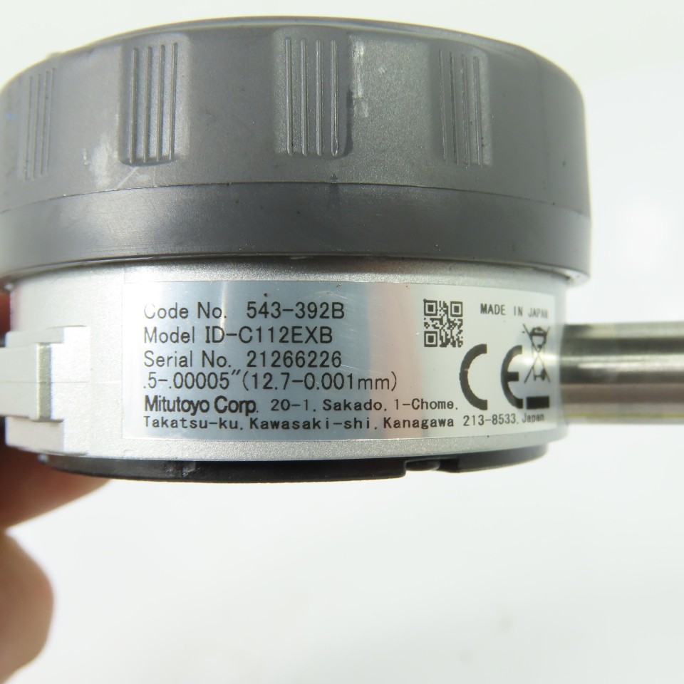 Mitutoyo 543-392B Absolute Digital Indicator 0.5″- .00005″ (12.7mm – 0.001mm)
