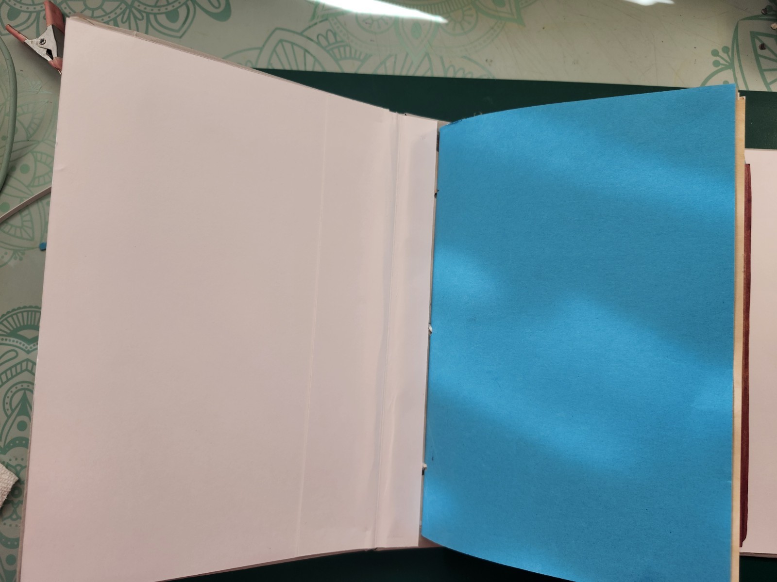 Handmade XL BLANK NAKED JUNK JOURNAL 200pgs! 9x6x3.25