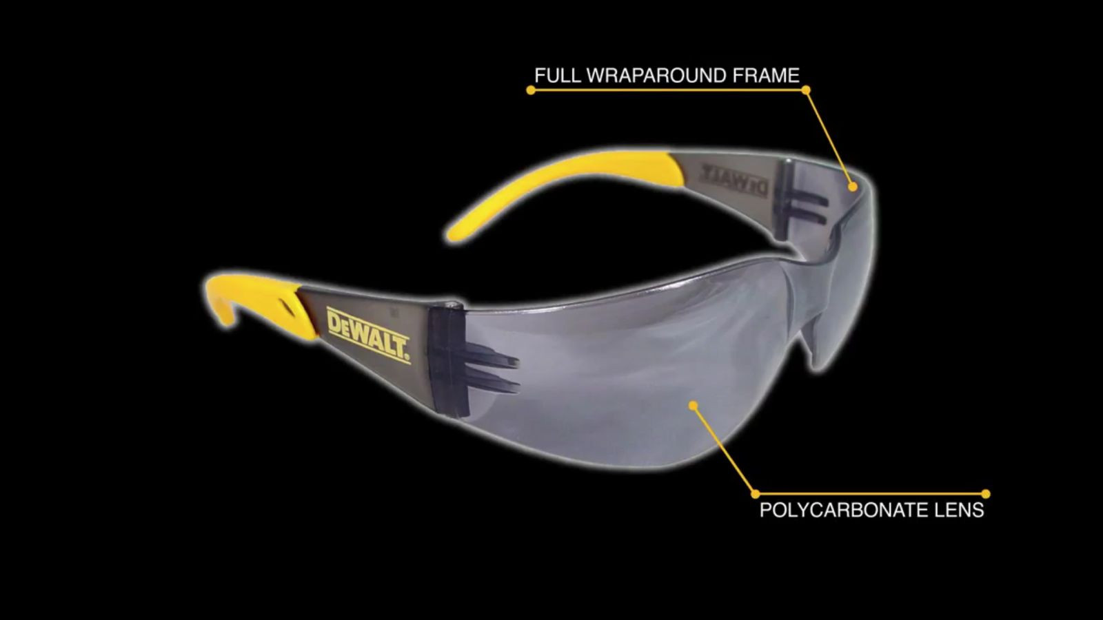 12 pack Dewalt DPG54-2D Protector SMOKE High Performance Safety GLASSES