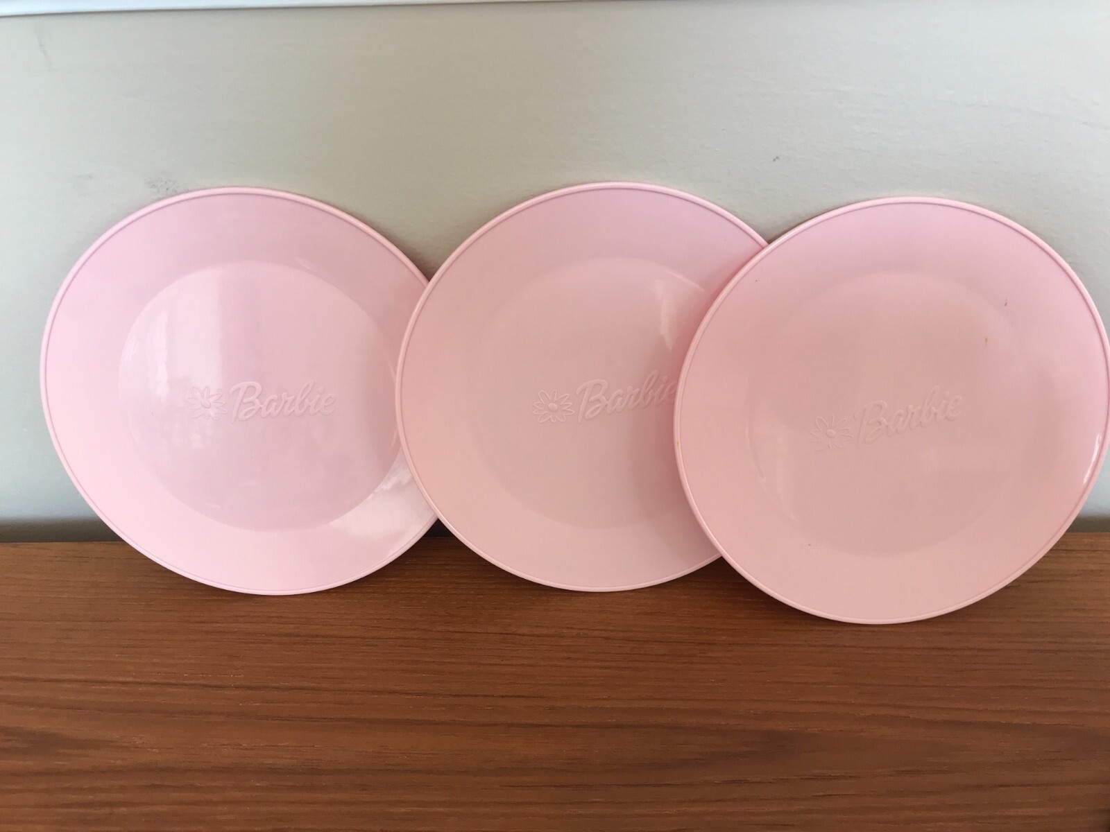BARBIE COOK WITH ME SMART KITCHEN FOOD DISHES PANS ● PINK PLATES SPATULA PAN LID