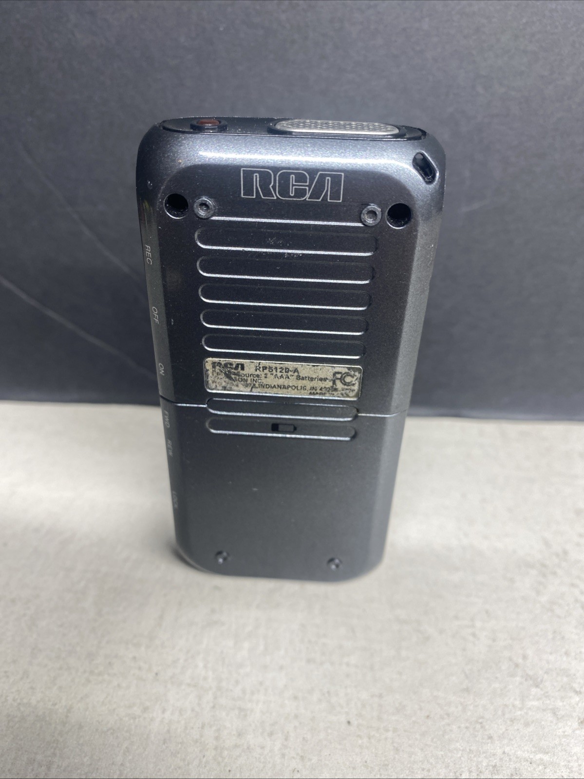 RCA RP5120-A Handheld 256MB Digital Voice Recorder Dictaphone TESTED