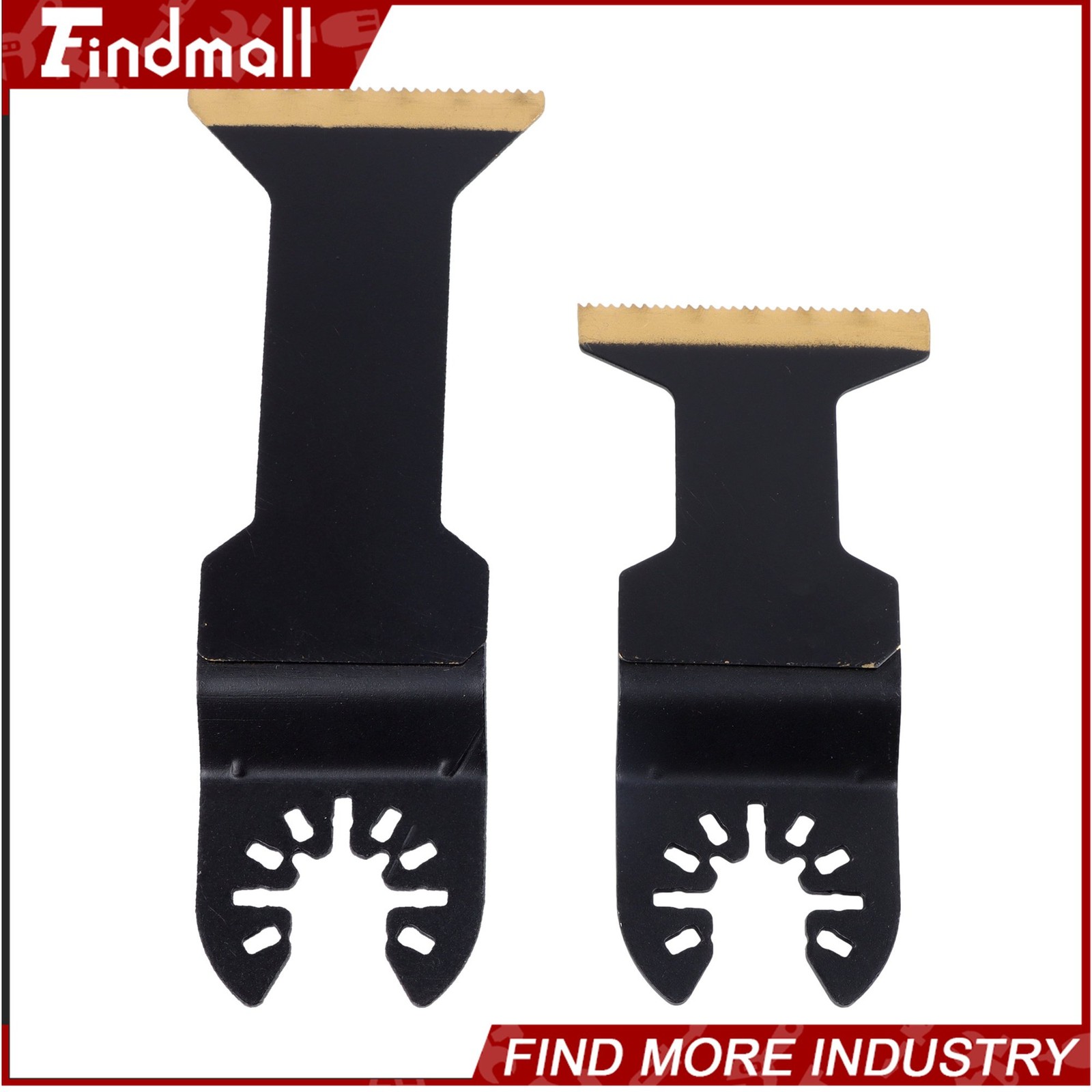 Findmall 12 Pcs Titanium Oscillating Saw Blades Extended Metal Cutting Blades