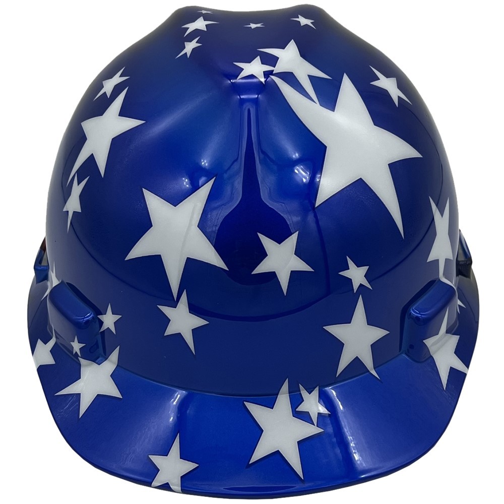 MSA Freedom Series Cap Style Hard Hat Ratchet Suspension – Stars and Stripes