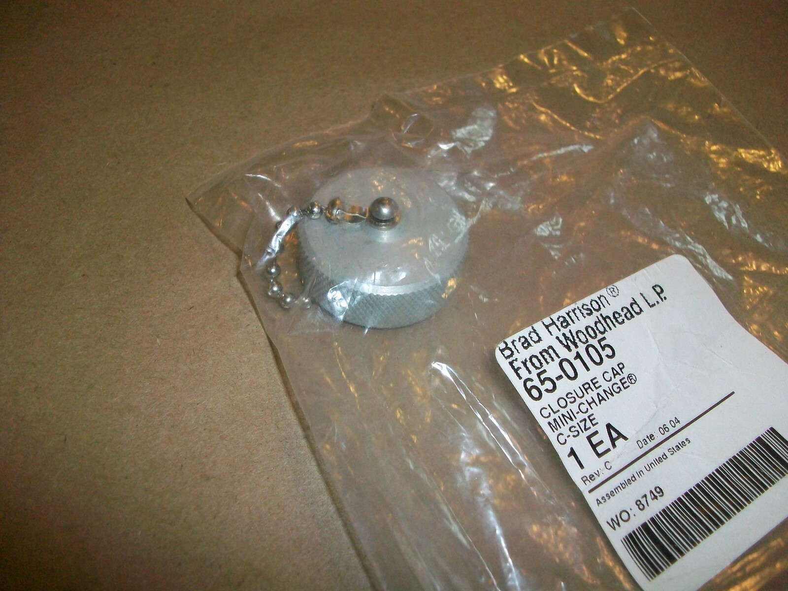 Brad Harrison MINI-CHANGE Closure Cap 65-0105 C-SIZE