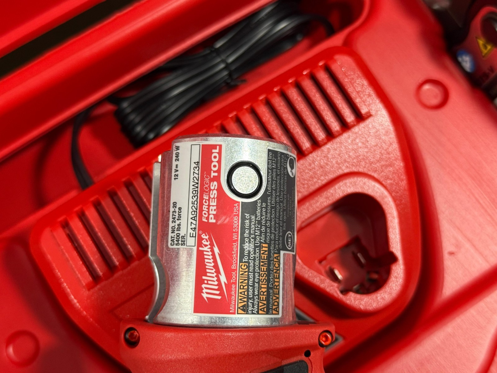 Milwaukee M12 Force Logic Press Tool Kit 2473-22 Copper 1/2″-1″ Clamp