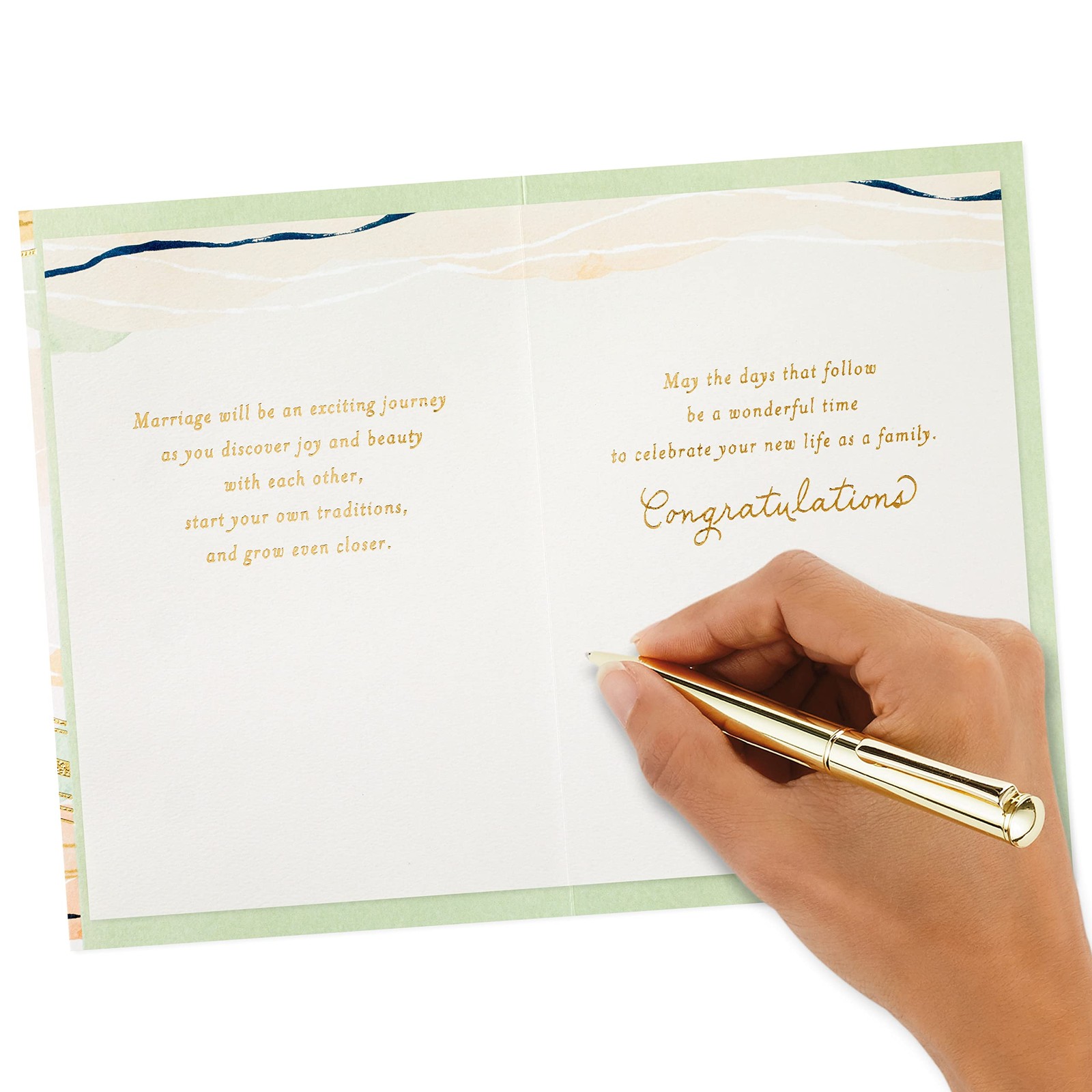 Hallmark Wedding Card (Beautiful Life Together) 5″ x 7.2″, Indie
